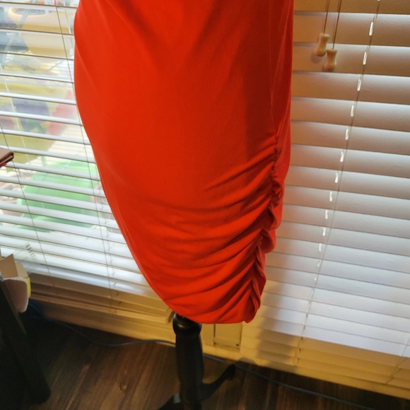 Guess Bodycon Ruched Racer Back Dress - Picture 6 of 8